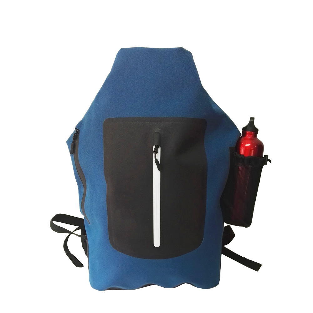 TPU laminated 600D waterproof backpack for water sports